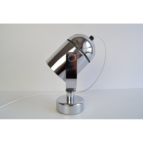 Image 1 of Lampada da parete vintage in metallo cromato di Stanislav Indra per Combi Lux, Cecoslovacchia 1970