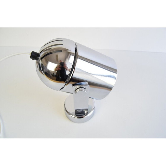 Image 1 of Lampada da parete vintage in metallo cromato di Stanislav Indra per Combi Lux, Cecoslovacchia 1970
