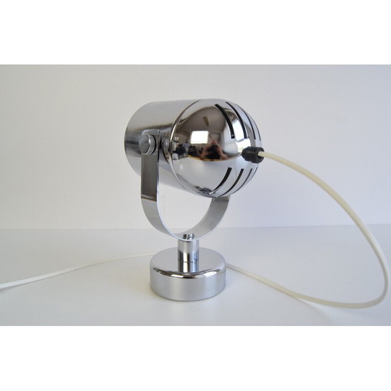 Image 1 of Lampada da parete vintage in metallo cromato di Stanislav Indra per Combi Lux, Cecoslovacchia 1970