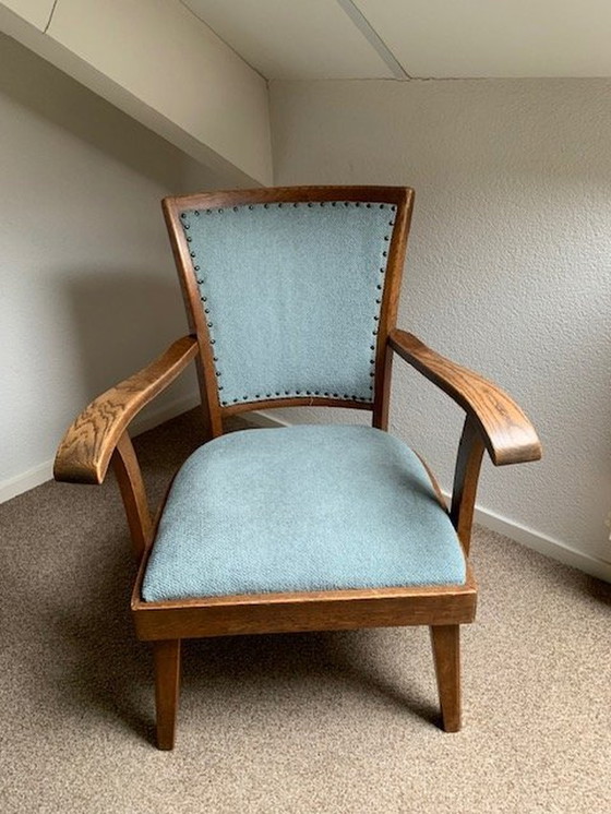 Image 1 of 2x Classic 1930s Armchairs