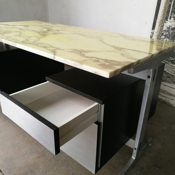 Image 1 of Étienne Fermigier desk with marble tops