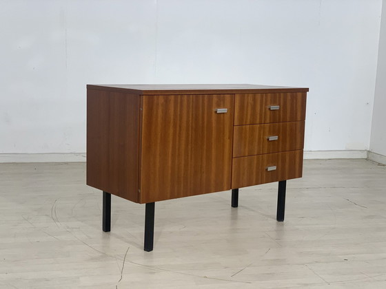 Image 1 of 70s chest of drawers hall cupboard sideboard vintage