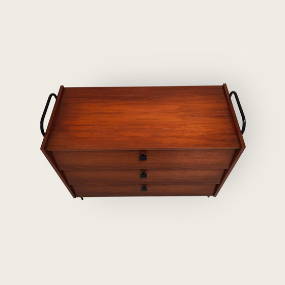 Image 1 of Mid - Century Shoe Cabinet