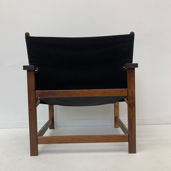 Image 1 of Silla Safari de diseño Mid-Century de Hyllinge Møbler Dinamarca, años 70