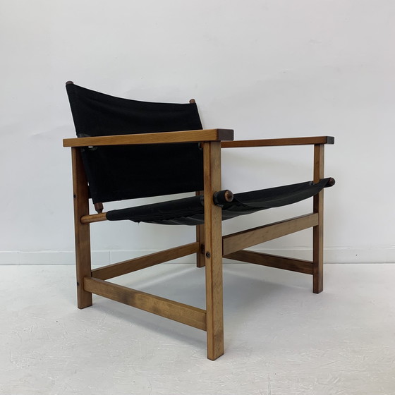 Image 1 of Silla Safari de diseño Mid-Century de Hyllinge Møbler Dinamarca, años 70