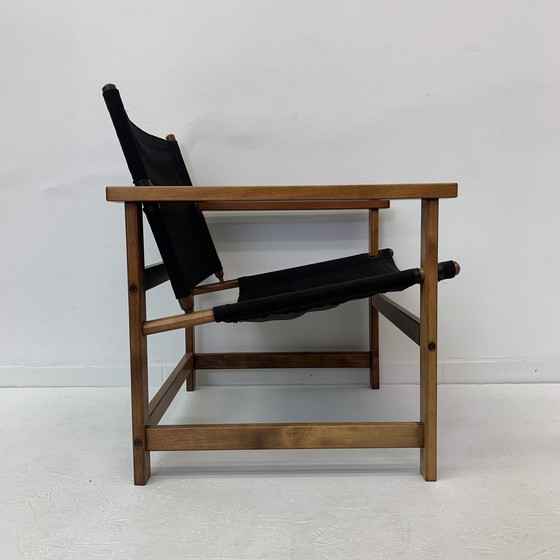Image 1 of Silla Safari de diseño Mid-Century de Hyllinge Møbler Dinamarca, años 70