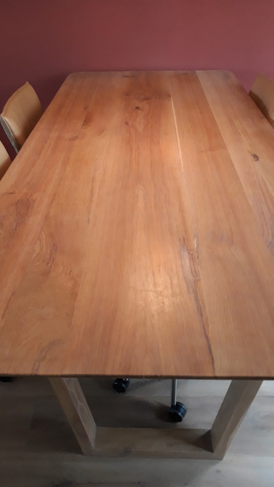 Image 1 of Van Table de salle à manger en bois