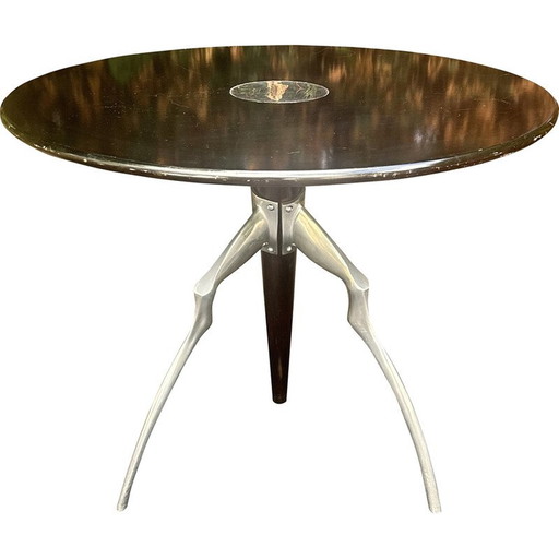 Vintage antelope table in stained Mdf and cast aluminum by Matthew Hilton for Scp