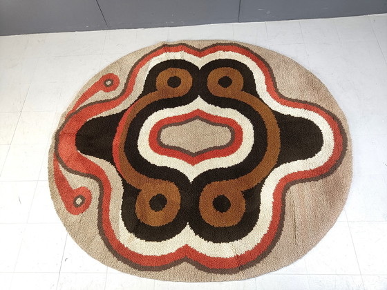 Image 1 of Post Modern Rug, 1970S 