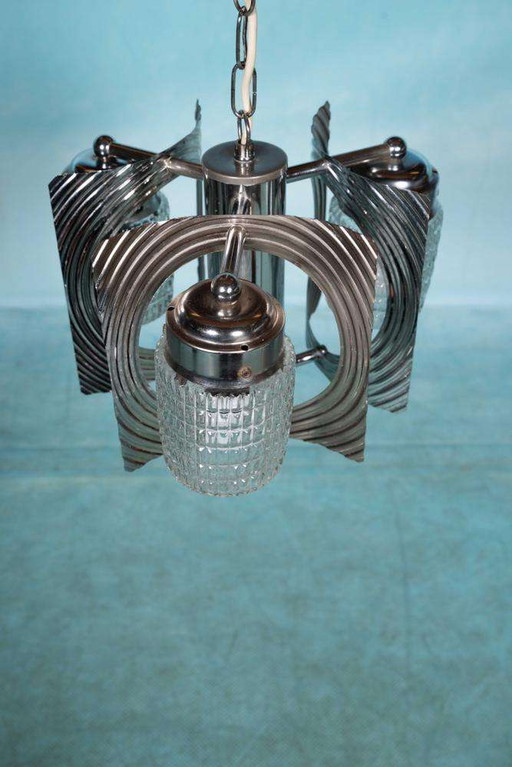 Space age chandelier, vintage cascade pendant lamp 60/70 retro