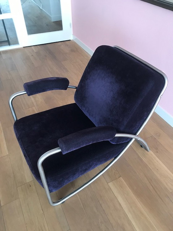 Image 1 of 2x Dijker 20 armchairs + 1x stool