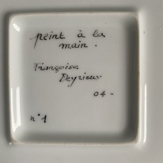 Image 1 of Vintage ceramic dish by Francoise Deyrieux, 2018s