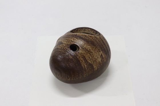 Image 1 of Vintage Jaan Mobach For Mobach Pebble Stone Vase 