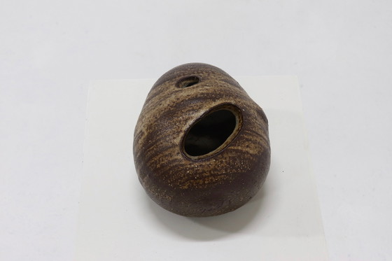 Image 1 of Vintage Jaan Mobach For Mobach Pebble Stone Vase 