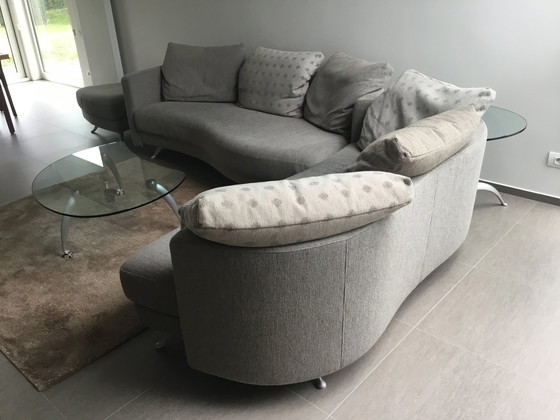 Image 1 of Rolf Benz Corner Sofa, Footstool And 2 Side Tables