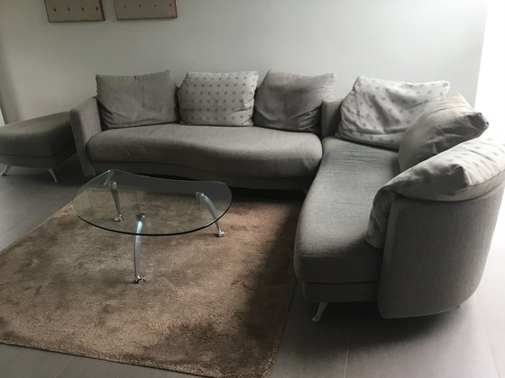 Image 1 of Rolf Benz Corner Sofa, Footstool And 2 Side Tables