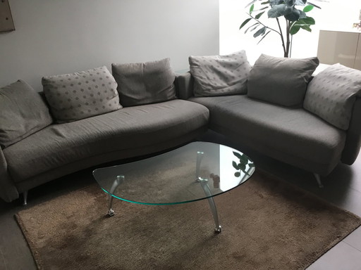 Rolf Benz Corner Sofa, Footstool And 2 Side Tables