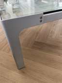 Glass Coffee Table With Sand