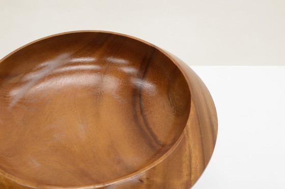 Image 1 of Teak Fruit Bowl On Stand, 1960S Denmark.