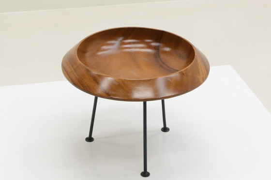 Image 1 of Teak Fruit Bowl On Stand, 1960S Denmark.