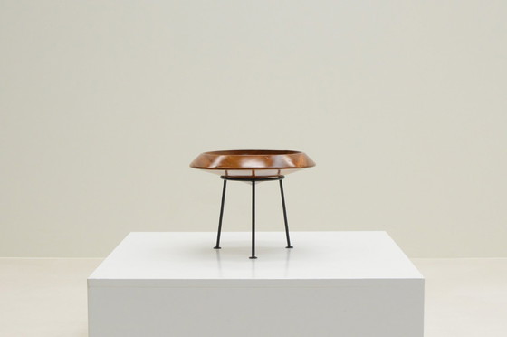 Image 1 of Teak Fruit Bowl On Stand, 1960S Denmark.