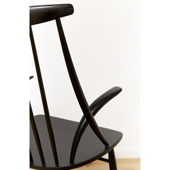 Image 1 of Vintage rocking chair Iw3 by Illum Wikkelsø for Niels Eilersen