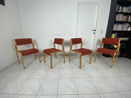 4x Danish Design Kvist Mobler Dining Chairs