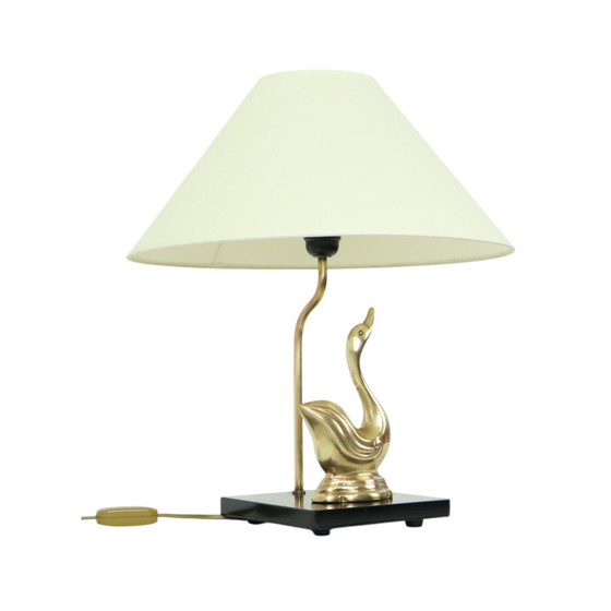 Image 1 of Hollywood Regency Table Lamp Regina Massive