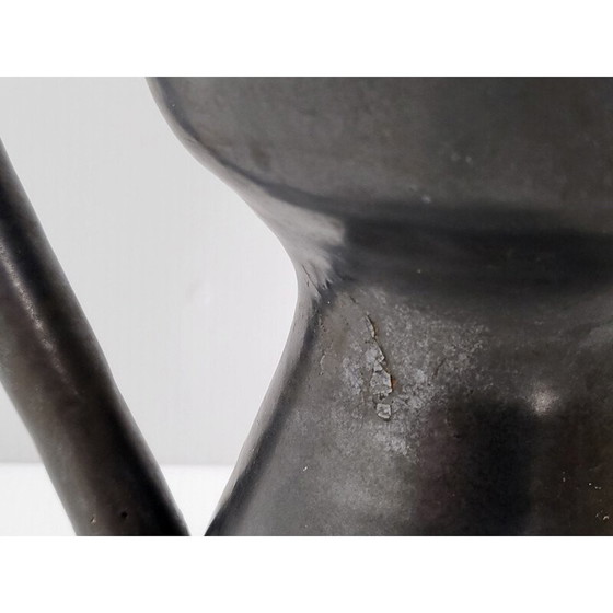 Image 1 of Vintage black pitcher, 1950s