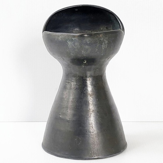 Image 1 of Vintage black pitcher, 1950s