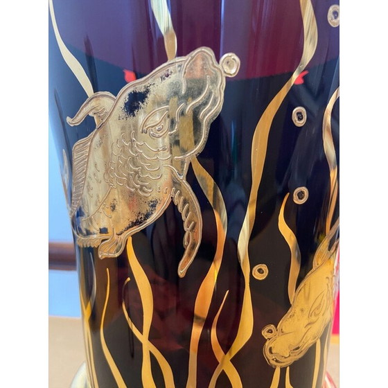 Image 1 of Vaso in vetro Art Déco vintage