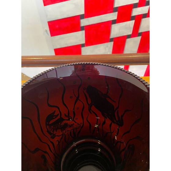 Image 1 of Vaso in vetro Art Déco vintage