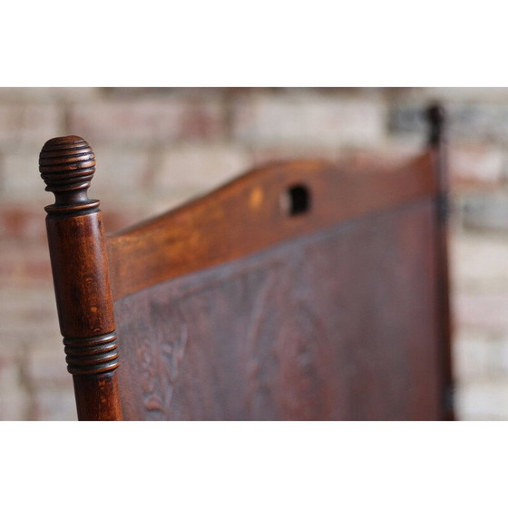 Image 1 of Vintage bentwood bench for Jacob and Josef Kohn, 1901
