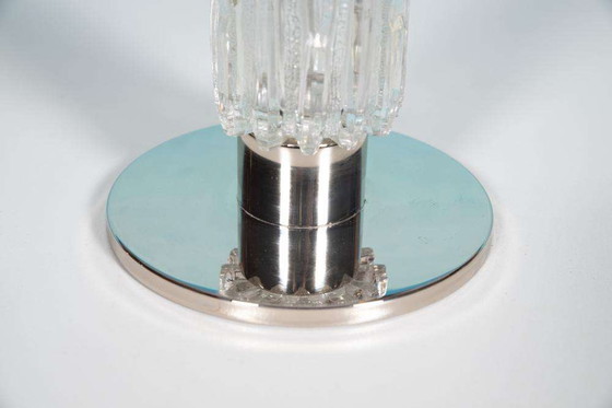 Image 1 of Midcentury glass table lamp Richard Essig, hotel chic table