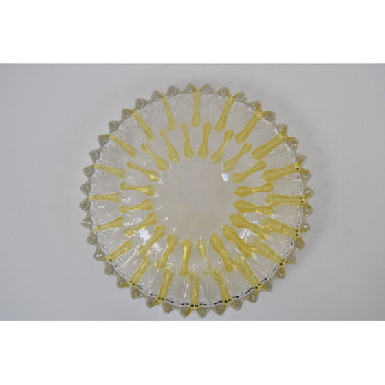 Image 1 of Vintage art glass bowl, Czechoslovakia 1960