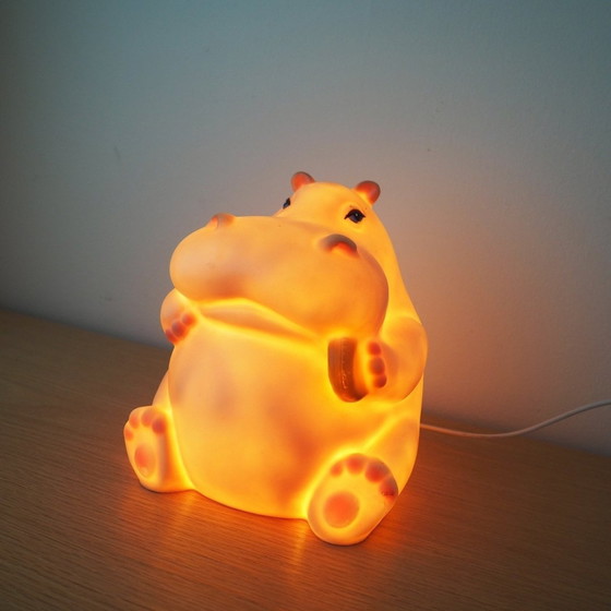 Image 1 of Heico Germany 1980S Moomin Hippo Light