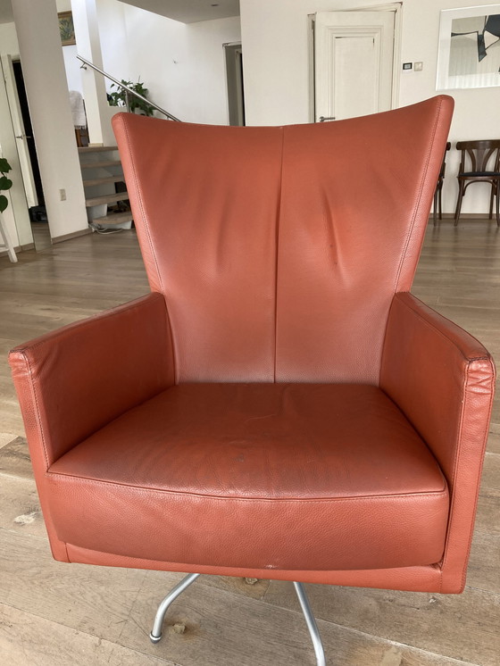 Image 1 of 2x Montis Rome swivel chairs + 1 ottoman