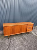 Vintage Sideboard Lowboard Cupboard Television Furniture Teak