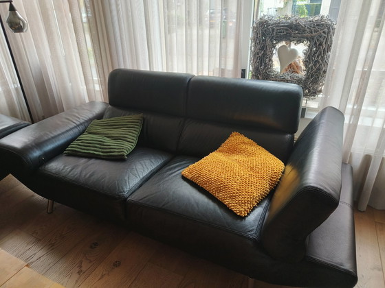 Image 1 of Two-Seater And Two-and-a-Half-Seater Leather Sofa