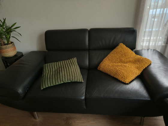 Image 1 of Two-Seater And Two-and-a-Half-Seater Leather Sofa