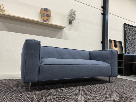 Image 1 of Gelderland 6400 2.5 Seater Sofa Blue Fabric