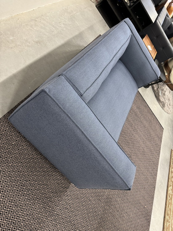 Image 1 of Gelderland 6400 2.5 Seater Sofa Blue Fabric