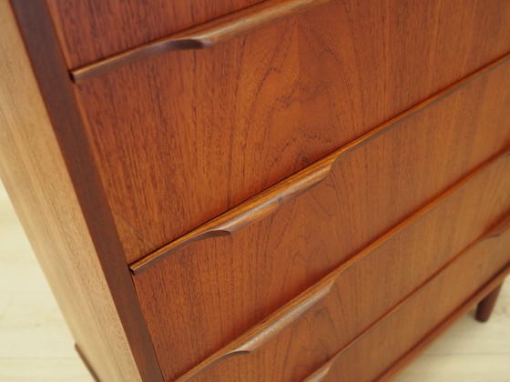 Image 1 of Teak Chest Of Drawers, Danish Design, 1970S, Production: Denmark