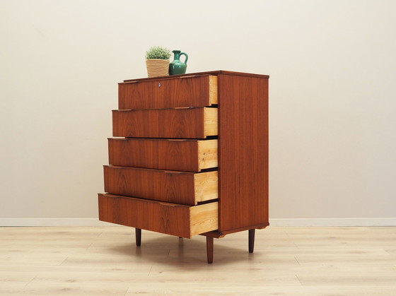 Image 1 of Teak Chest Of Drawers, Danish Design, 1970S, Production: Denmark