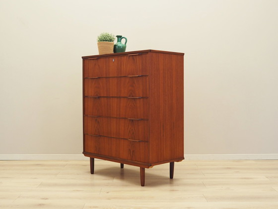 Image 1 of Teak Chest Of Drawers, Danish Design, 1970S, Production: Denmark