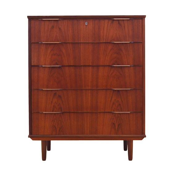 Image 1 of Teak Chest Of Drawers, Danish Design, 1970S, Production: Denmark