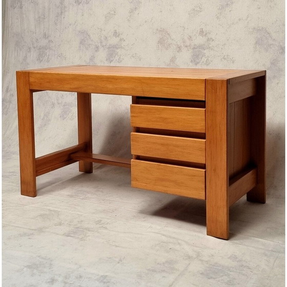 Image 1 of Vintage pine desk for La Maison Regain, 1960