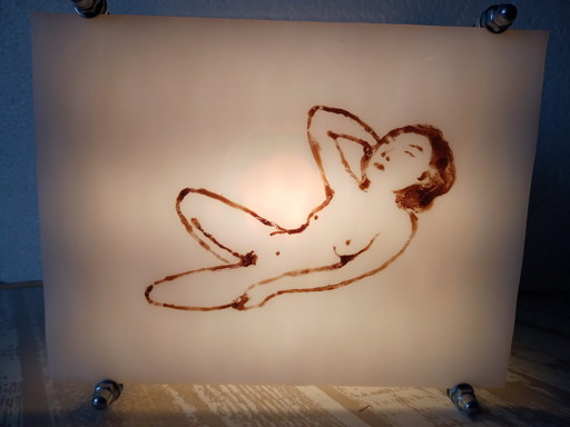 Lampe d'artiste vintage