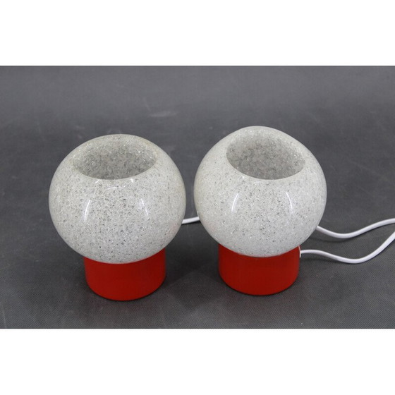Image 1 of Pair of vintage night stands lamps by Pokrok Zilina, Czechoslovakia 1970s