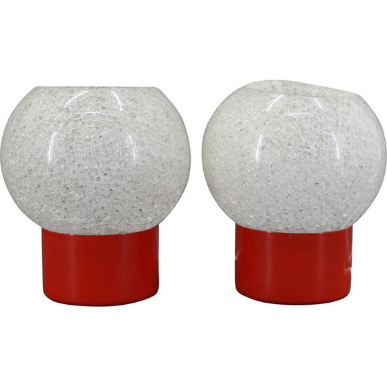 Image 1 of Pair of vintage night stands lamps by Pokrok Zilina, Czechoslovakia 1970s